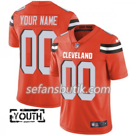 Cleveland Browns Tröjor Custom Orange - Barn